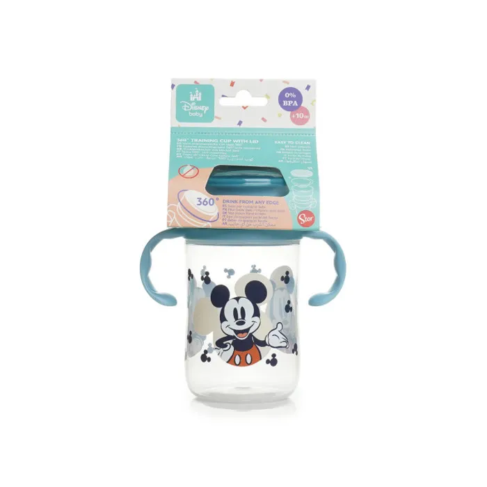 Thermobaby Taza de Aprendizaje 360 Grados con Tapa Mickey