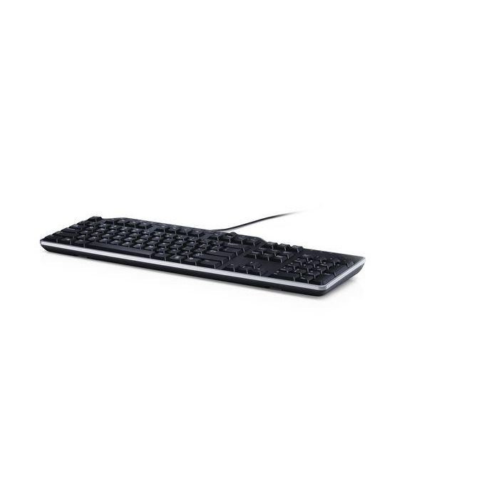 Dell KB-522 Teclado Multimedia USB con Cable QWERTZ Negro para Negocios
