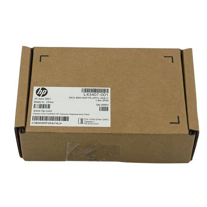 HP Adapter, 45W, USB-C, 1.8m, 3-pin 3 HP Adapter, 45W, USB-C, 1.8m, 3-pin 3