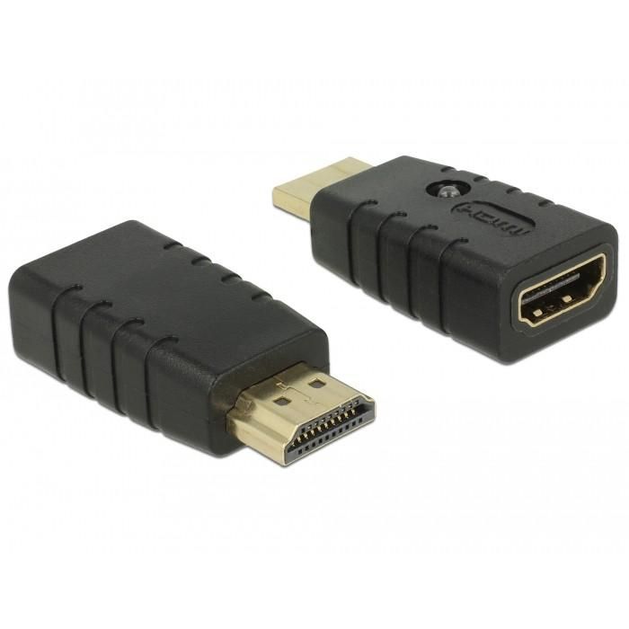 DELOCK Adapter HDMI-A Stecker > HDMI-A Buchse EDID Emulator 0 DELOCK Adapter HDMI-A Stecker > HDMI-A Buchse EDID Emulator 0