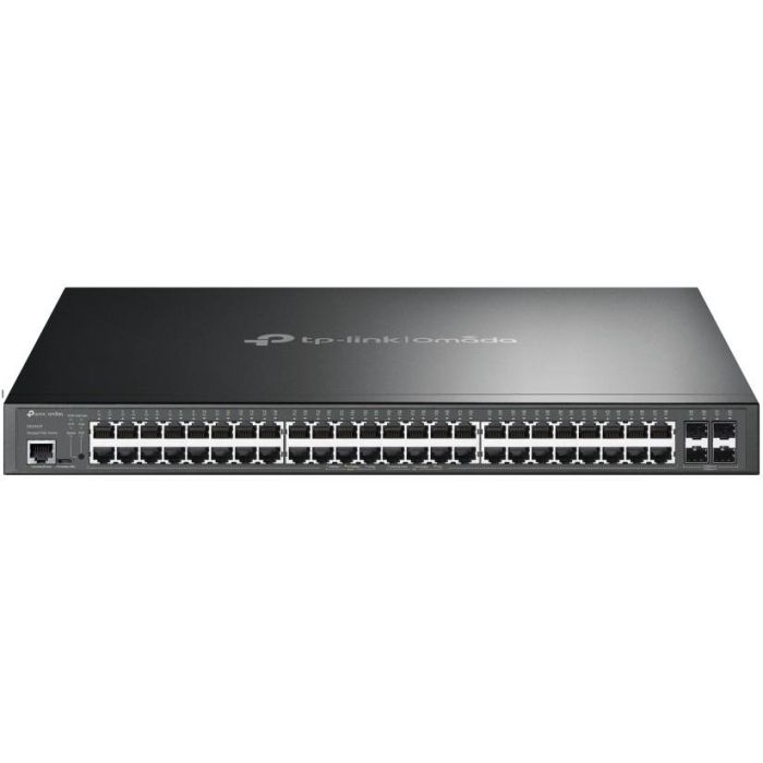 TP-Link SG3452P Switch Gestionado Gigabit Ethernet con 48 Puertos PoE+, Montaje en Rack 1U