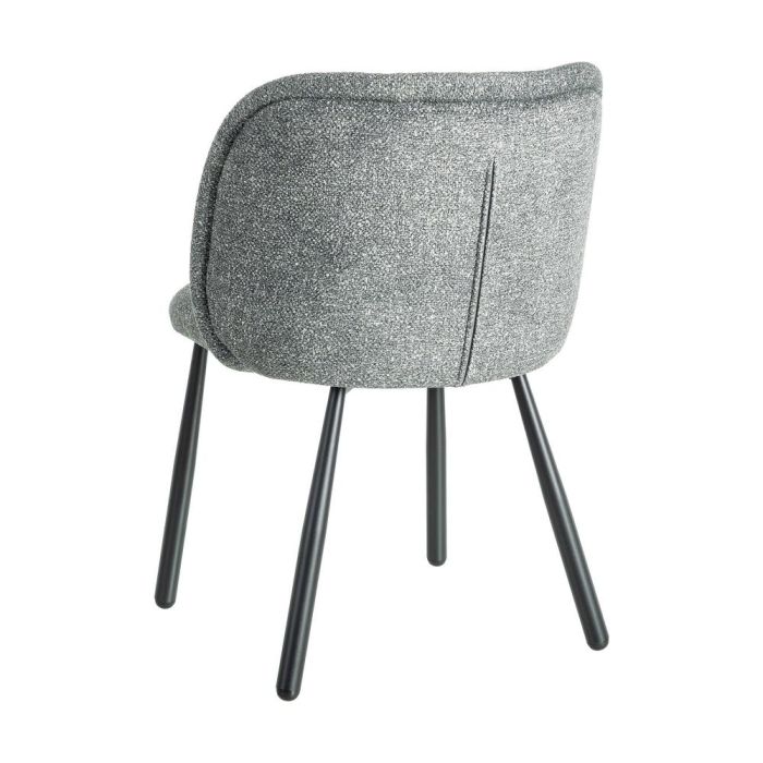 Silla Jaspeado Verde Tejido-Metal 56 X 56 X 78 cm