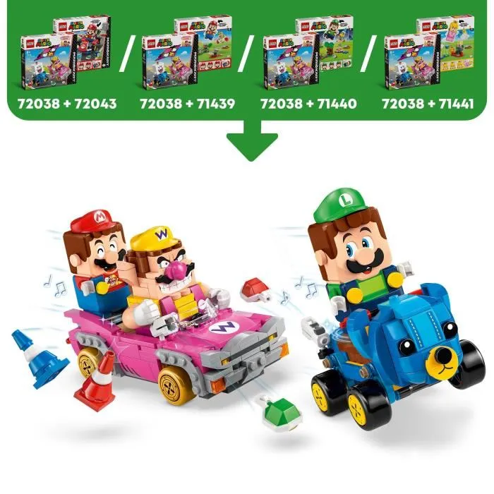Lego Super Mario 72038 Mario Kart Wario y el Rey Boo Set de construcción para mayores de 8 años 2