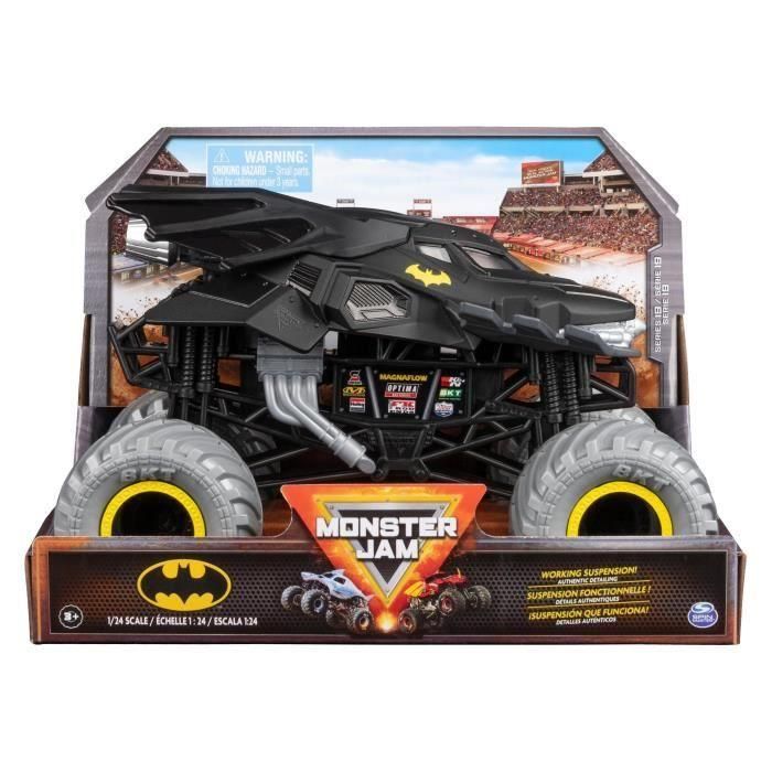 Coche de juguete Spin Master Monster Jam Negro 1:24 5