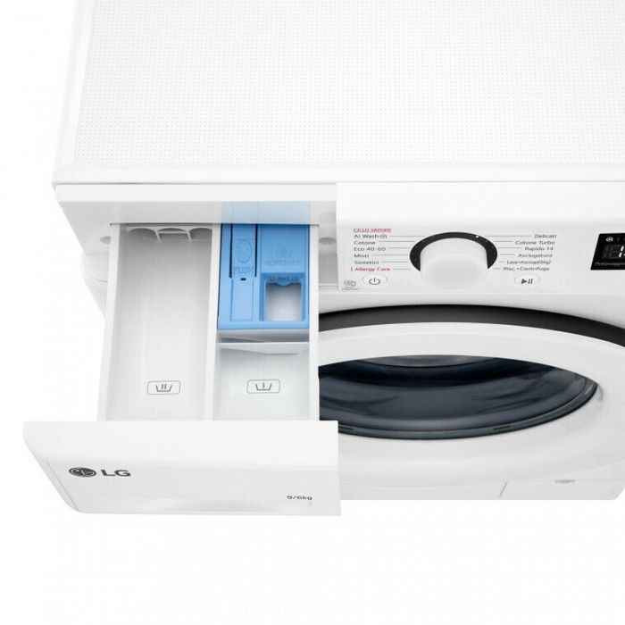 Lavadora - Secadora LG F4DR5009A3W 1400 rpm 9 kg 6 Kg 4 Lavadora - Secadora LG F4DR5009A3W 1400 rpm 9 kg 6 Kg 4