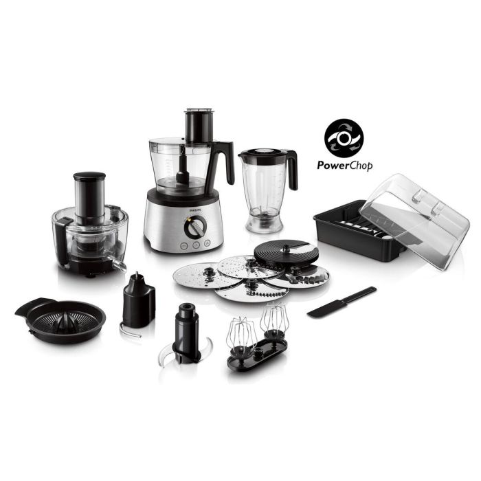 Philips HR7778/00 Procesador de Alimentos 6 en 1, 1300 W, 3,4 L, Acero Inoxidable, Tecnología PowerChop, Recipiente 3,4 L y Batidora 2,2 L 8 Philips HR7778/00 Procesador de Alimentos 6 en 1, 1300 W, 3,4 L, Acero Inoxidable, Tecnología PowerChop, Recipiente 3,4 L y Batidora 2,2 L 8