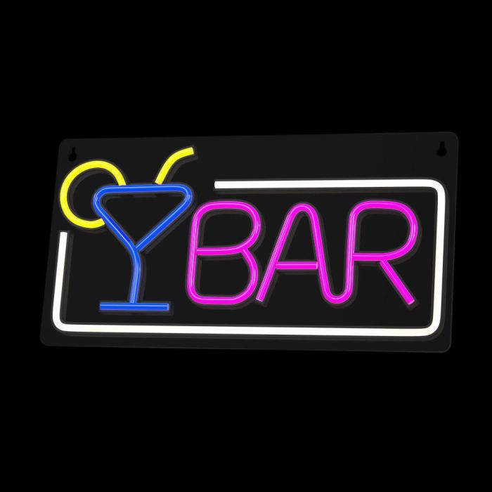 Lampara Forever Neon Plexi Led Bar 8 Lampara Forever Neon Plexi Led Bar 8