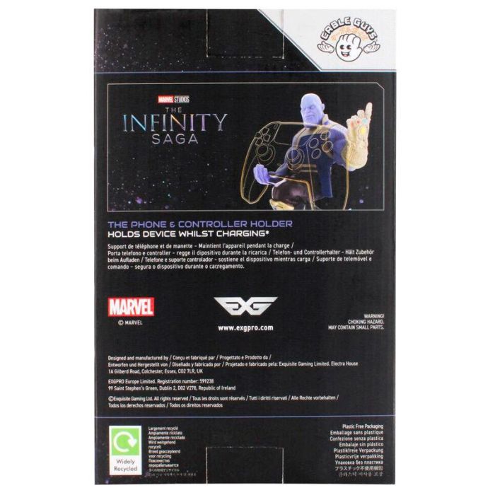 Cable Guy soporte sujecion Thanos Marvel 20cm 14