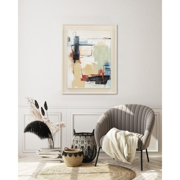 Cuadro Urban DKD Home Decor Amarillo Blanco 6 x 140 x 110 cm 3