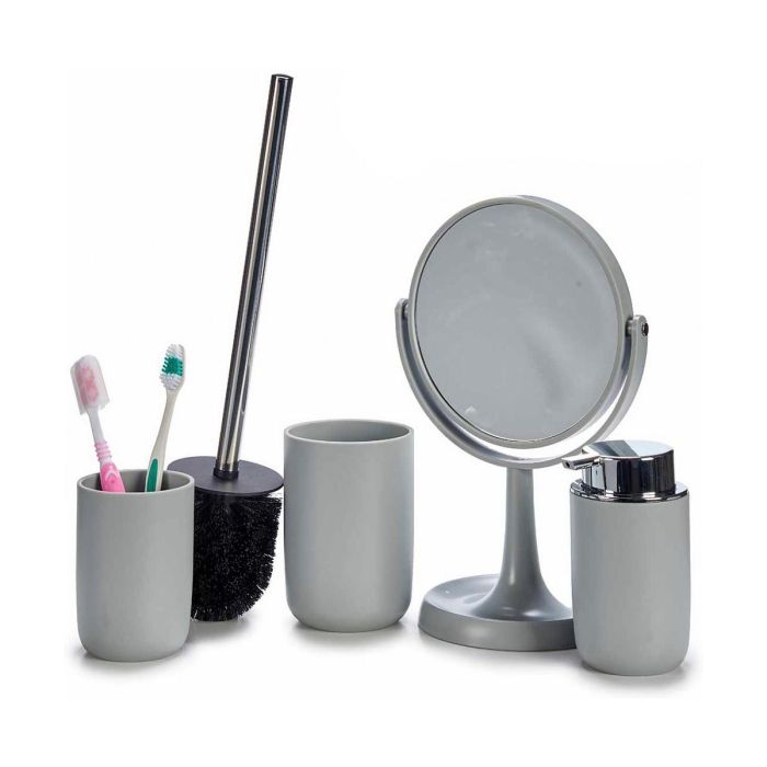 Set de Baño Berilo CN-B6369-G CN-B6369-G Gris Acero Inoxidable Polipropileno 16,5 x 29,5 x 17 cm 4 Piezas 0 Set de Baño Berilo CN-B6369-G CN-B6369-G Gris Acero Inoxidable Polipropileno 16,5 x 29,5 x 17 cm 4 Piezas 0