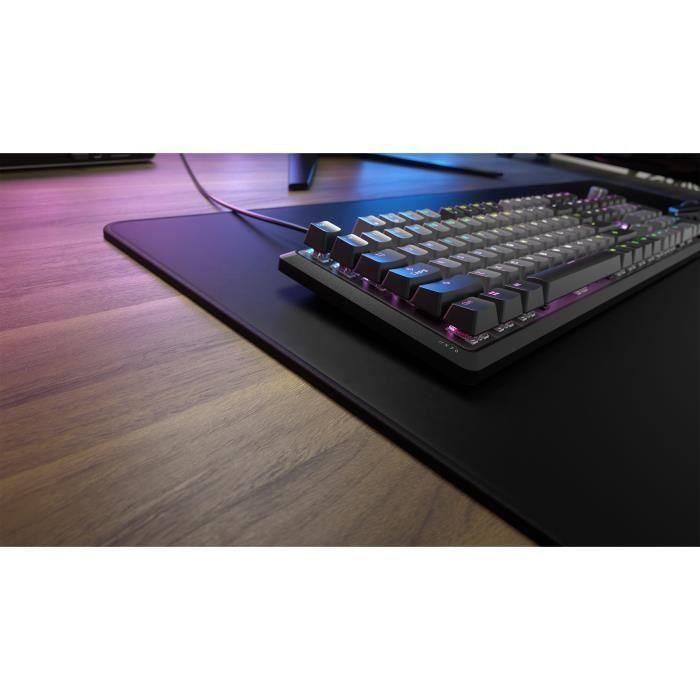 Teclado mecánico para juegos - CORSAIR - K70 CORE RGB - Interruptores lineales CORSAIR Red - Insonorización - Rueda giratoria - Gris 5 Teclado mecánico para juegos - CORSAIR - K70 CORE RGB - Interruptores lineales CORSAIR Red - Insonorización - Rueda giratoria - Gris 5