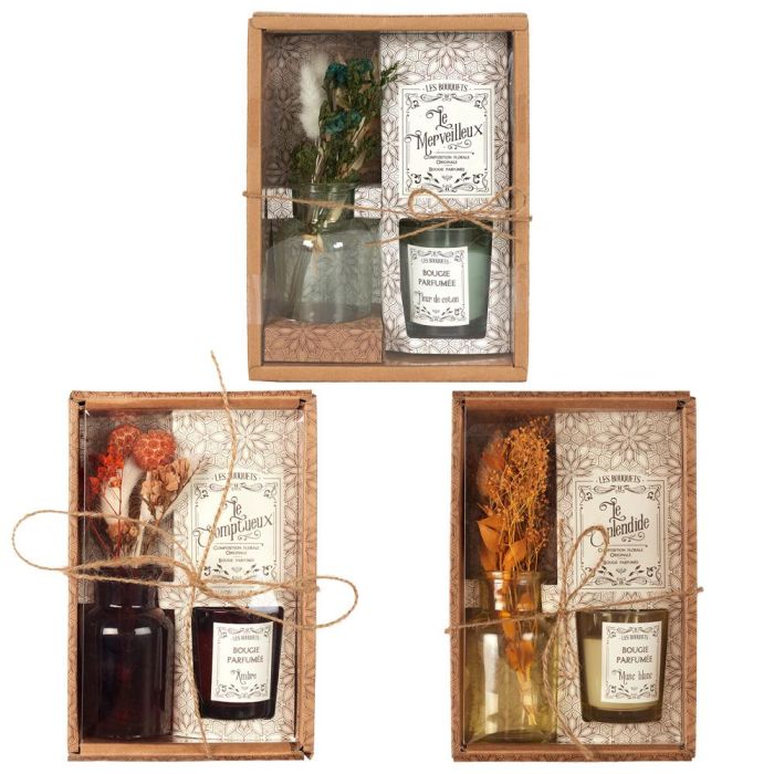 Vela Perfumada Con Flores Secas Home Deco Factory 2