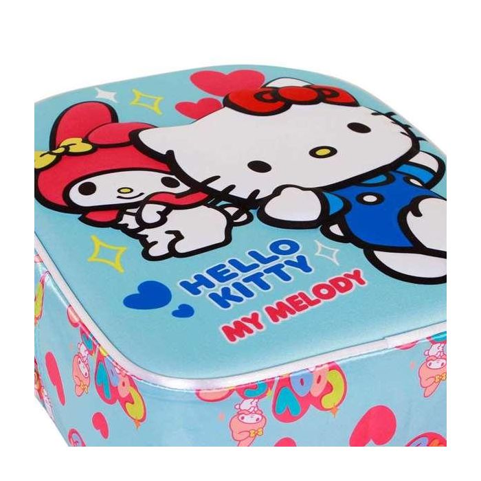 Karactermania Mochila 3D Hello Kitty Friendship Azul Poliéster/EVA 26 x11 x31 cm Preescolar 3+ años 4