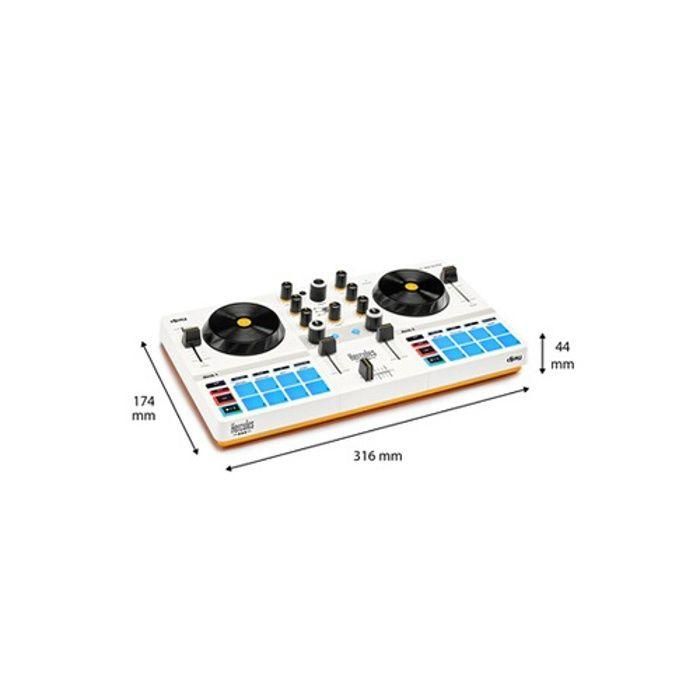 Hercules AUC1737653380082 Controlador de DJ USB DJControl Mix Ultra para Mezclas Inalámbricas 3