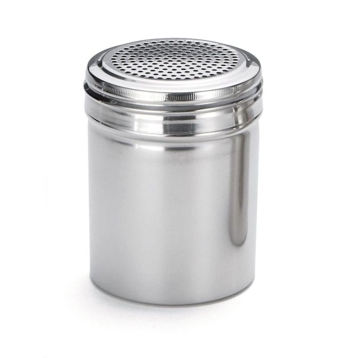 TABLECRAFT - 159/3 - Pack de 3 unidades - Espolvoreador sin asa 295 ml - 7 x 7 x 9,5 cm - Acero inoxidable