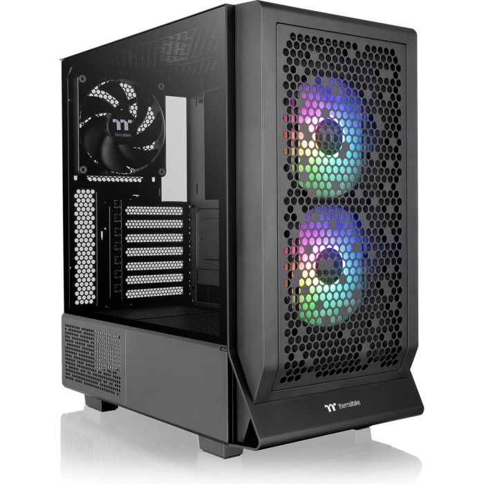 Thermaltake Ceres 330 TG Caja PC Midi Tower Negra con Panel de Cristal Templado y 2 Ventiladores de 140mm