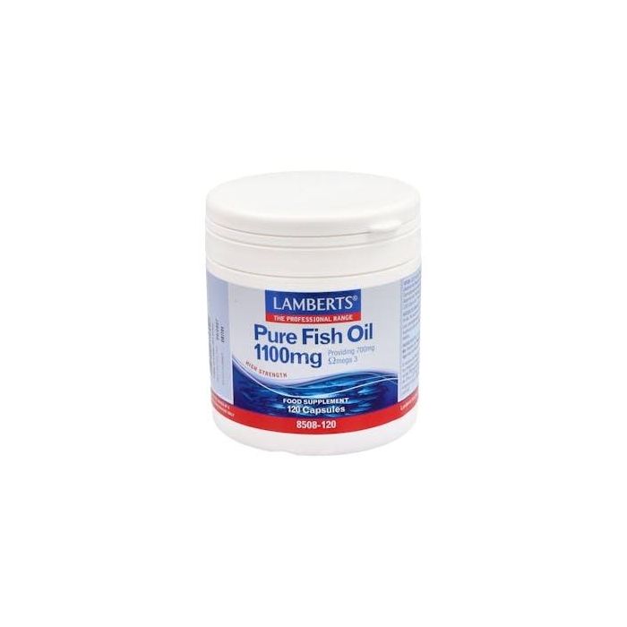 Lamberts Aceite de Pescado Puro Omega 3 Alta Potencia para Cerebro y Corazón 120 Perlas