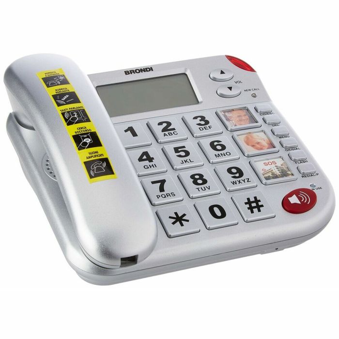 Teléfono Fijo para Mayores Super Bravo Plus (Reacondicionado A+) 0 Teléfono Fijo para Mayores Super Bravo Plus (Reacondicionado A+) 0