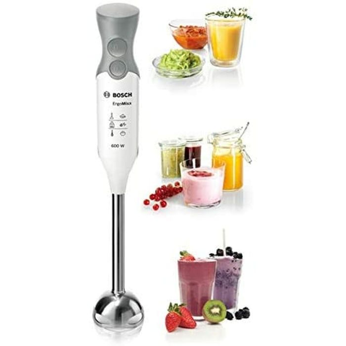Batidora de Mano BOSCH MSM66110 600W Blanco Gris 600 W 3 Batidora de Mano BOSCH MSM66110 600W Blanco Gris 600 W 3