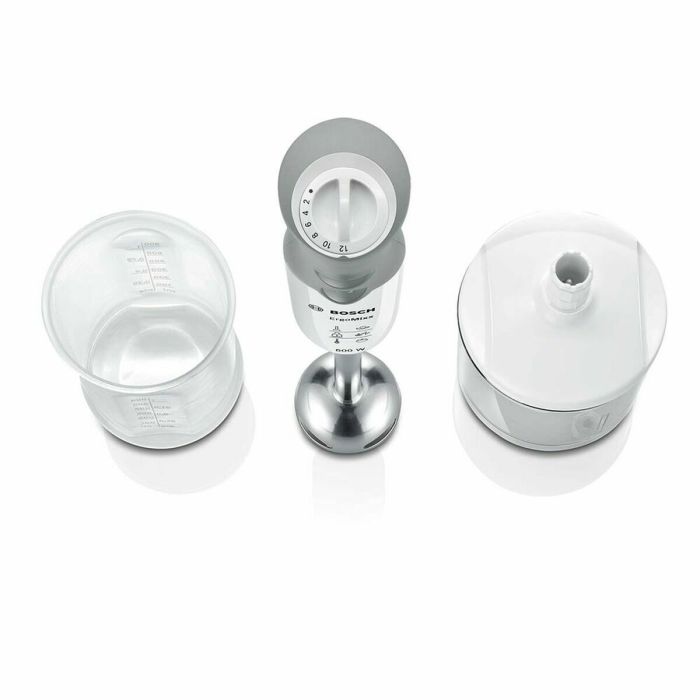 Batidora de Mano Multifunción con Accesorios BOSCH MSM66155 600 W Blanco 1