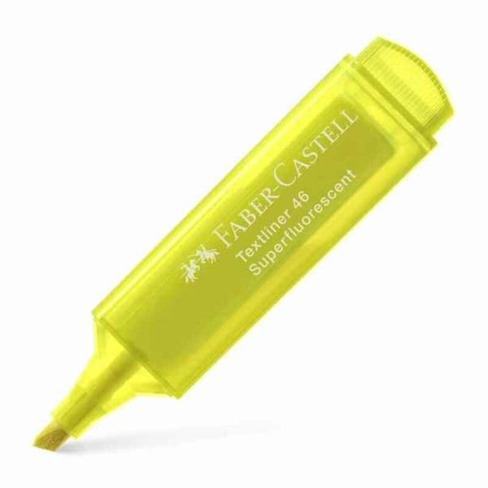 Marcador Fluorescente Faber-Castell Amarillo Fosforescente 1 mm (Reacondicionado A+)