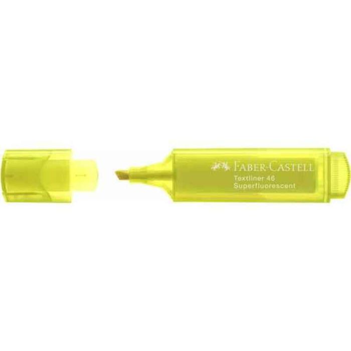 Marcador Fluorescente Faber-Castell Amarillo Fosforescente 1 mm (Reacondicionado A+) 1