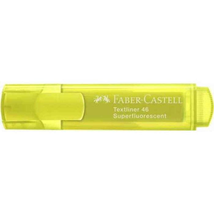 Marcador Fluorescente Faber-Castell Amarillo Fosforescente 1 mm (Reacondicionado A+) 2