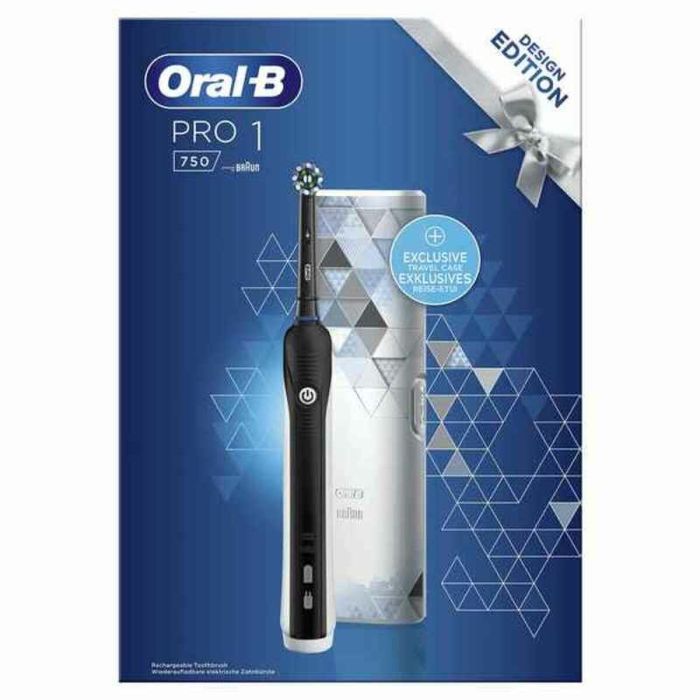 Cepillo de Dientes Eléctrico Oral-B 1 - 750 Negro Cepillo de Dientes Eléctrico Oral-B 1 - 750 Negro