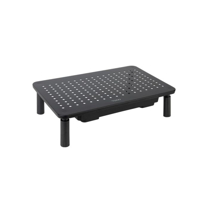 TooQ TQMR087 Soporte Elevador Multiusos para Monitor y Portátil con Cajón Negro Ergonómico Altura Ajustable hasta 20kg TooQ TQMR087 Soporte Elevador Multiusos para Monitor y Portátil con Cajón Negro Ergonómico Altura Ajustable hasta 20kg