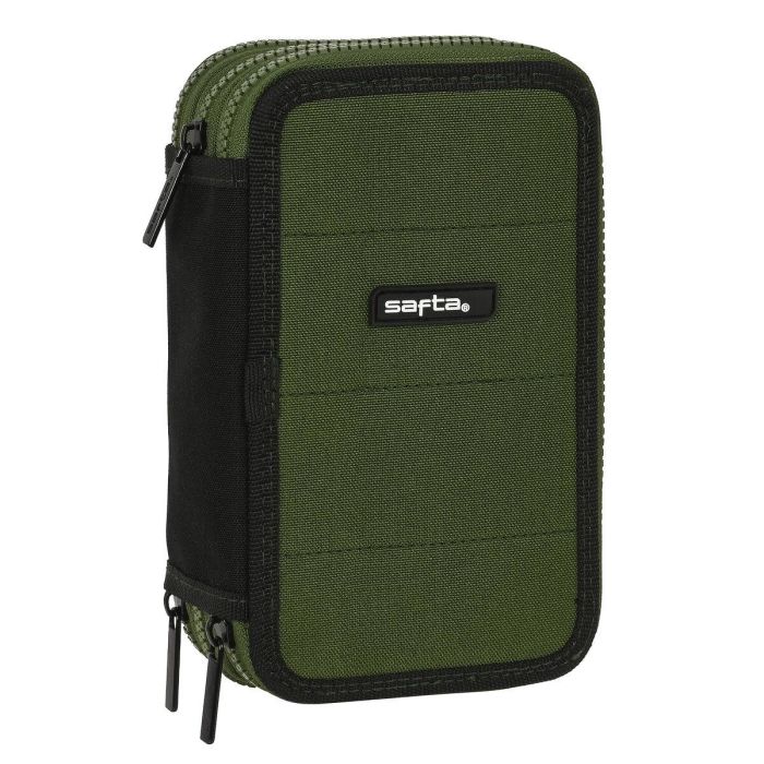 Plumier Triple Safta Dark forest Negro Verde 12.5 x 19.5 x 5.5 cm (36 Piezas) 0 Plumier Triple Safta Dark forest Negro Verde 12.5 x 19.5 x 5.5 cm (36 Piezas) 0
