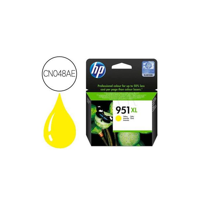 Ink-Jet Hp 951XL Amarillo Cn048Ae Capacidad 1500 Pag