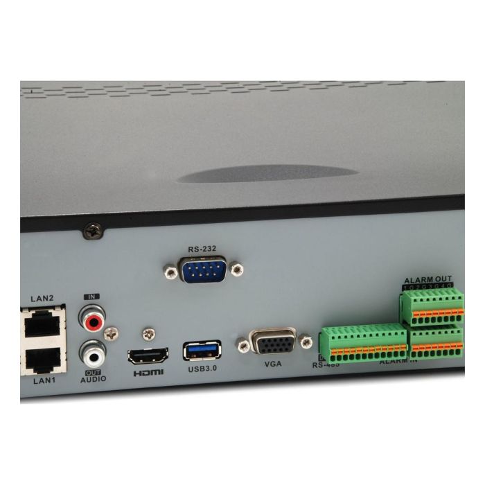 Level One NVR-1332 Grabador de Vídeo en Red de 32 Canales H.265 con Resolución de 3840 x 2160 Pixeles 3