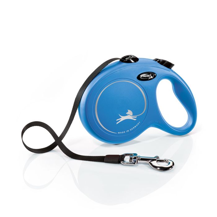 Flexi New Classic Correa para Perros L Cinta 5M Azul 1 Flexi New Classic Correa para Perros L Cinta 5M Azul 1