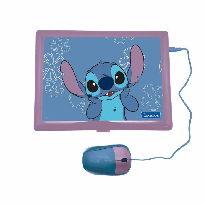 Lexibook AAAMW25468 Ordenador Educativo Stitch 170 Actividades Bilingüe EN/FR 7 Categorías Educativas 1