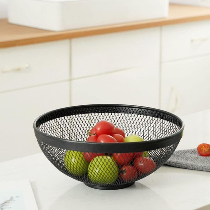 Cesta de metal para frutas Confortime 26x12.5 cm (12 Unidades) 3 Cesta de metal para frutas Confortime 26x12.5 cm (12 Unidades) 3