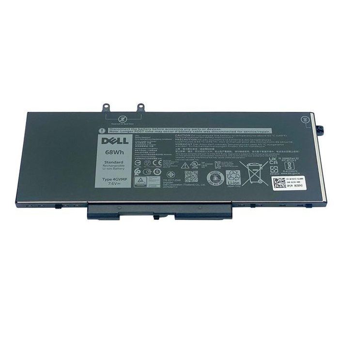 Dell Battery, 68WHR, 4 Cell, Lithium Ion 3 Dell Battery, 68WHR, 4 Cell, Lithium Ion 3