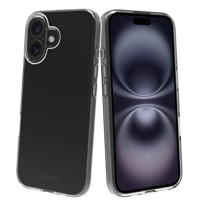 Muvit Recycletek Funda para Apple iPhone 16 - 100% Reciclado, Protección y Diseño Sostenible 4