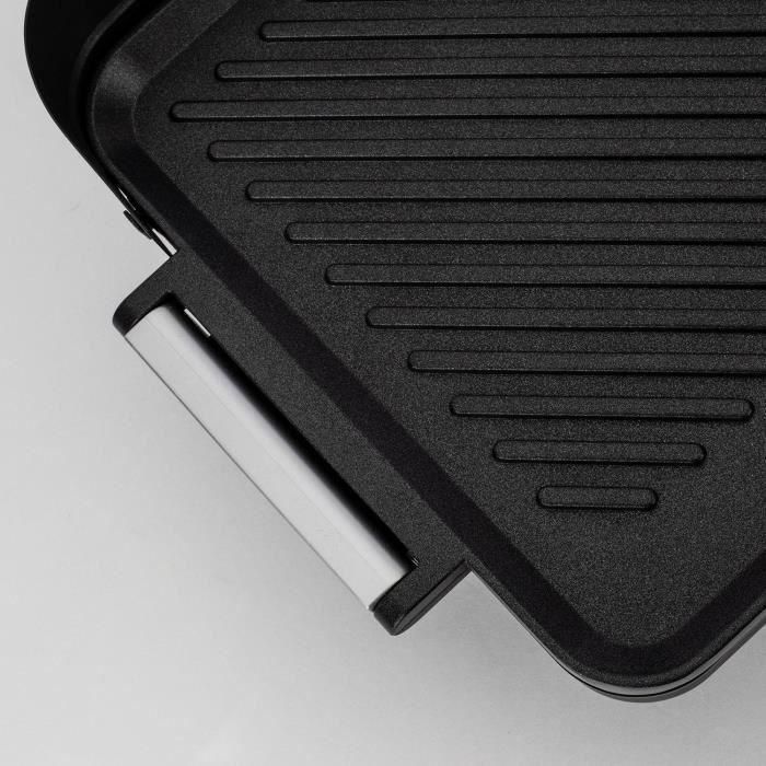 Hkoenig GRX330 - Zonas dobles Plancha - 50x25cm - 1800W - Anti -adhesivo revelador - Función turbo de parrilla - Termostato ajustable 5 Hkoenig GRX330 - Zonas dobles Plancha - 50x25cm - 1800W - Anti -adhesivo revelador - Función turbo de parrilla - Termostato ajustable 5
