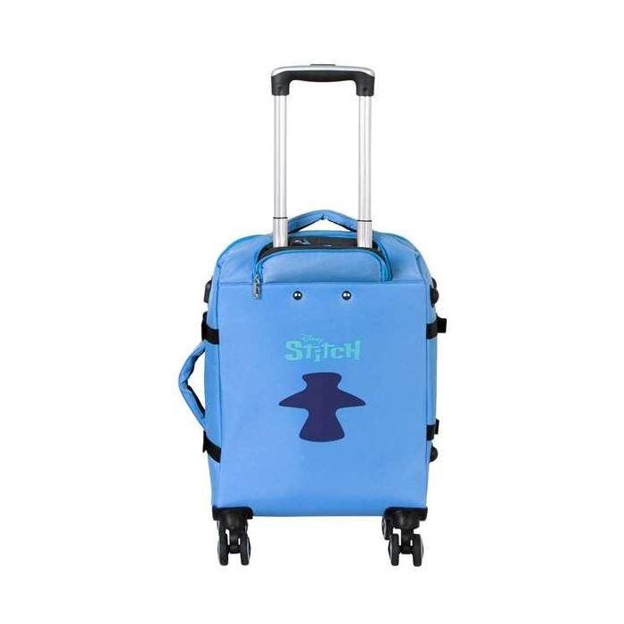 Karactermania Maleta de Cabina Lilo y Stitch Face 4 Ruedas Poliéster Azul 35 x20 x55 cm con Cierre TS Lock y Puerto USB 4 Karactermania Maleta de Cabina Lilo y Stitch Face 4 Ruedas Poliéster Azul 35 x20 x55 cm con Cierre TS Lock y Puerto USB 4