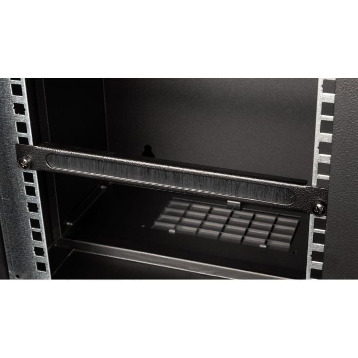 Equip 10" Kabeldurchführung mit Bürsteneinsatz. 1U schwarz 2
