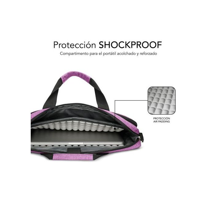 Mochila Subblim Air Padding Laptop Bag para Portátiles hasta 15.6"/ Rosa 3 Mochila Subblim Air Padding Laptop Bag para Portátiles hasta 15.6"/ Rosa 3