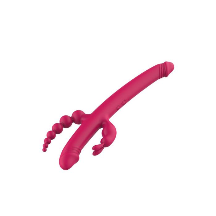 Consolador de Doble Penetración Dream Toys Essentials Rosa 5 Consolador de Doble Penetración Dream Toys Essentials Rosa 5