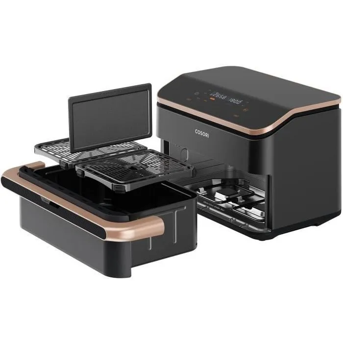 Cosori Freidora sin aceite Twinfry Chef Edition 10 l 6 programas 2800 W Negro 1