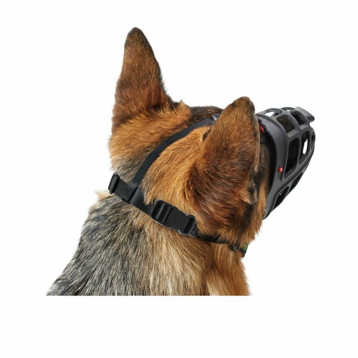 Hunter Bozal Albury 3, Protección Anti-Cebos Envenenados Removible, Plástico Acolchado, Medidas A:6.3 B:21.5 C:62cm, Negro para Perro 14 Hunter Bozal Albury 3, Protección Anti-Cebos Envenenados Removible, Plástico Acolchado, Medidas A:6.3 B:21.5 C:62cm, Negro para Perro 14