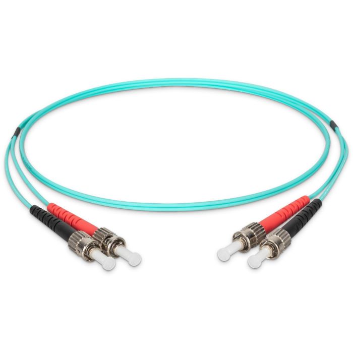 DIGITUS LWL Patchkabel ST -> ST 1.00m Multimode Duplex OM3 3 DIGITUS LWL Patchkabel ST -> ST 1.00m Multimode Duplex OM3 3