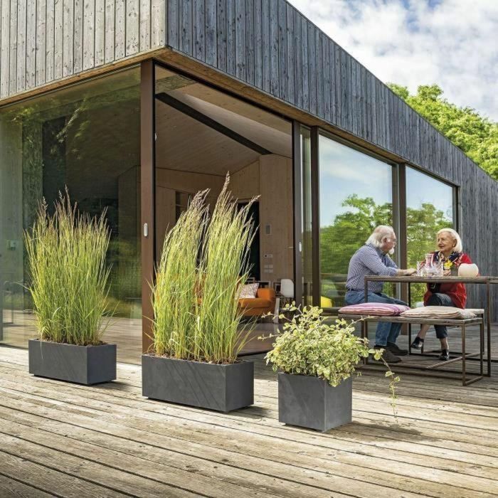 Deroma Jardinera Muret - Millennium R - Antracita - Con reserva de agua - 59 cm 4