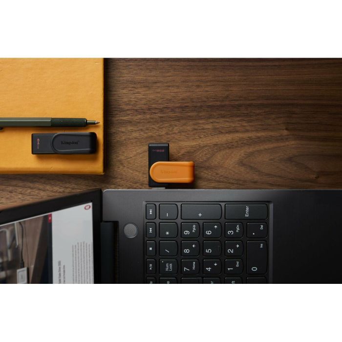 Tarjeta de Memoria Micro SD con Adaptador Kingston DTXS/64GB Negro 64 GB 25