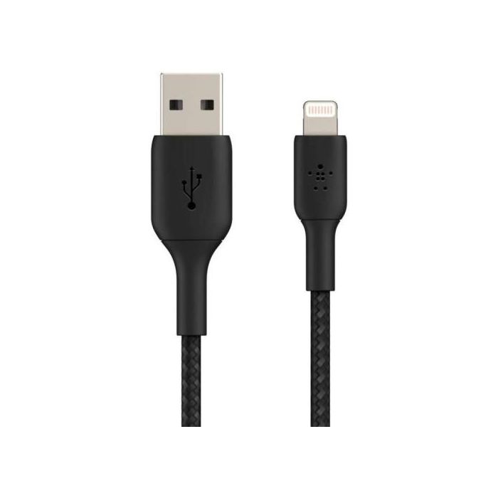 Belkin CAA002BT2MBK Cable Lightning a USB A 2 m Negro - Certificado MFi