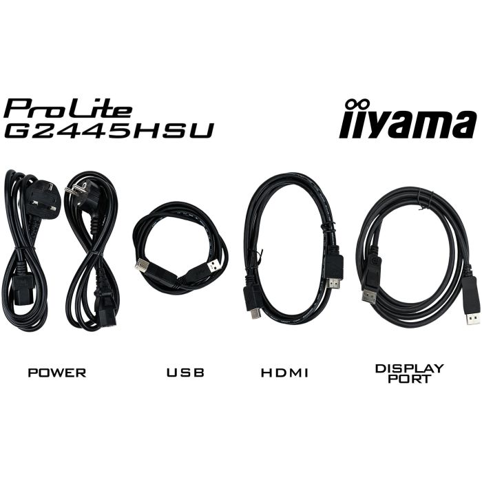 iiyama Monitor G2445HSU-B2 23.8" Full HD 1920x1080 1ms 100Hz HDMI DP USB IPS Negro 4