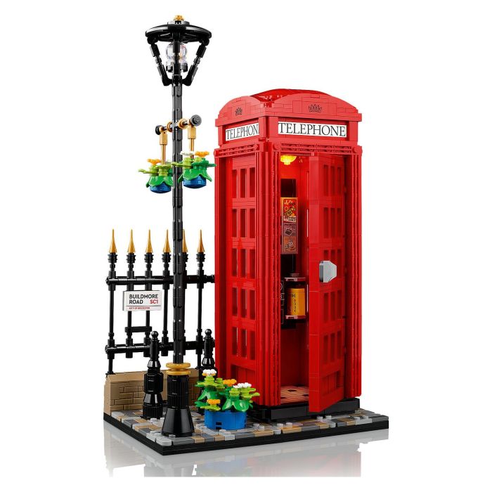 LEGO Ideas Cabina Telefónica Roja de Londres 21347, Juego de Construcción, 1460 Piezas, Multicolor